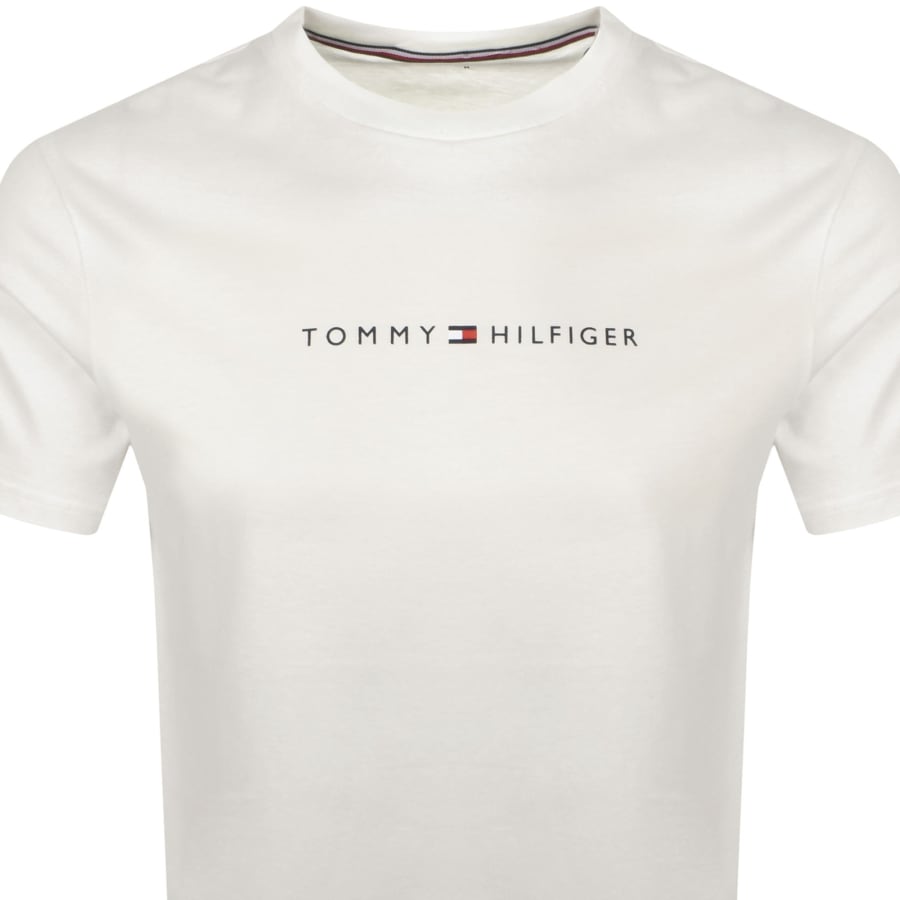 Tee shirt tommy hilfiger blanc deals